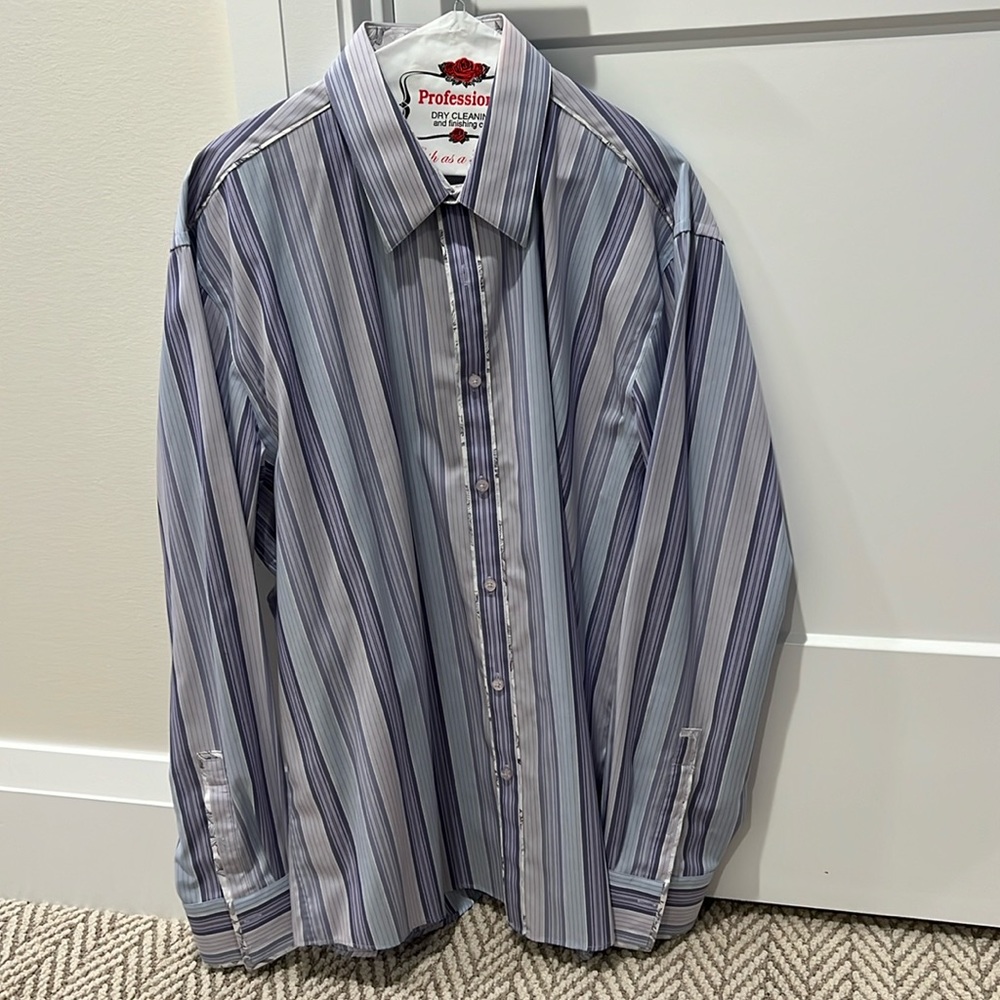 Men’s Zagiri lavender dress shirt